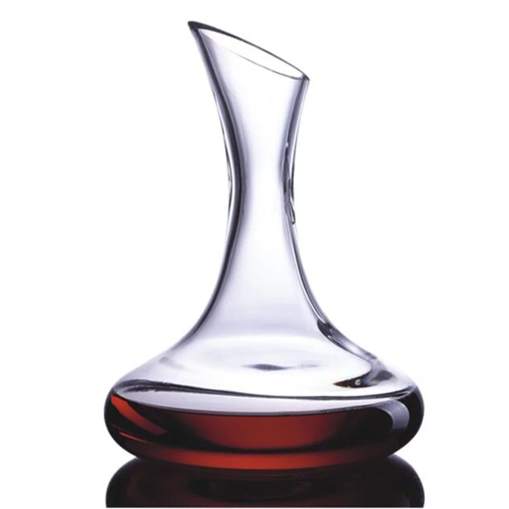 Amlong Crystal Lead Free Crystal Wine Decanter, Red Wine Carafe, Wine Gift, Wine Accessories (58 oz), Large