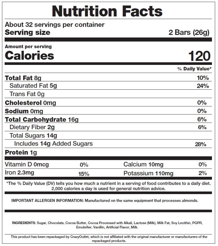 HERSHEY'S SPECIAL DARK Chocolate Snack Size Candy Bar, 0.45 Ounces, Bulk Pack 2 Pounds