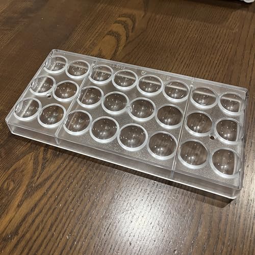 Goldbaking Ball Chocolate Mold Ball Polycarbonate Mould Chocolate Mold Hot Chocolate Bomb (Middle 2inch)