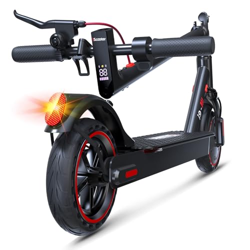 iScooter Electric Scooter for Adults & Teens, 25/19/18 Miles Long Range, 21/20/19 Mph Top Speed, 500W Peak Motor, Foldable and Portable Commuting E-Scooter with Cruise Control & Dual Braking System