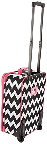 Rockland Fashion Expandable Softside Upright Luggage Set, Charcoal, 2-Piece (14/19)