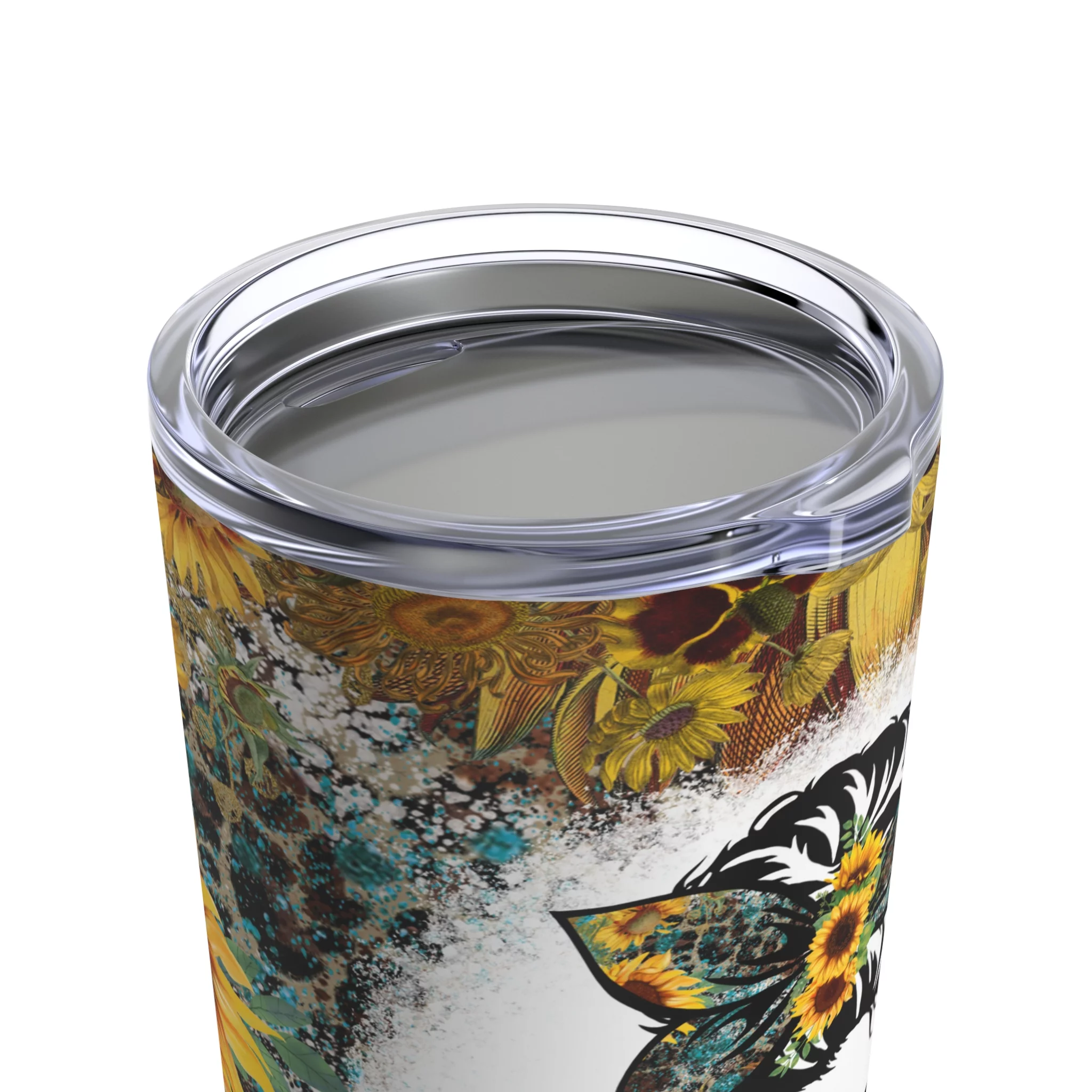 Mom Life Sunflower Floral 20oz Stainless Steel Tumbler