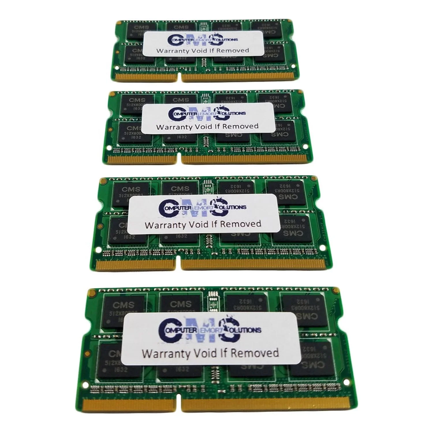 CMS 32GB (4X8GB) DDR3 12800 1600MHz NON ECC SODIMM Memory Ram Upgrade Compatible with Apple® iMac 