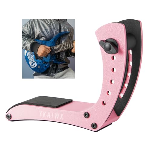 Electric Guitar Rest - Adjustable Professional Guitar Footrest, Ergonomic Stand, Black