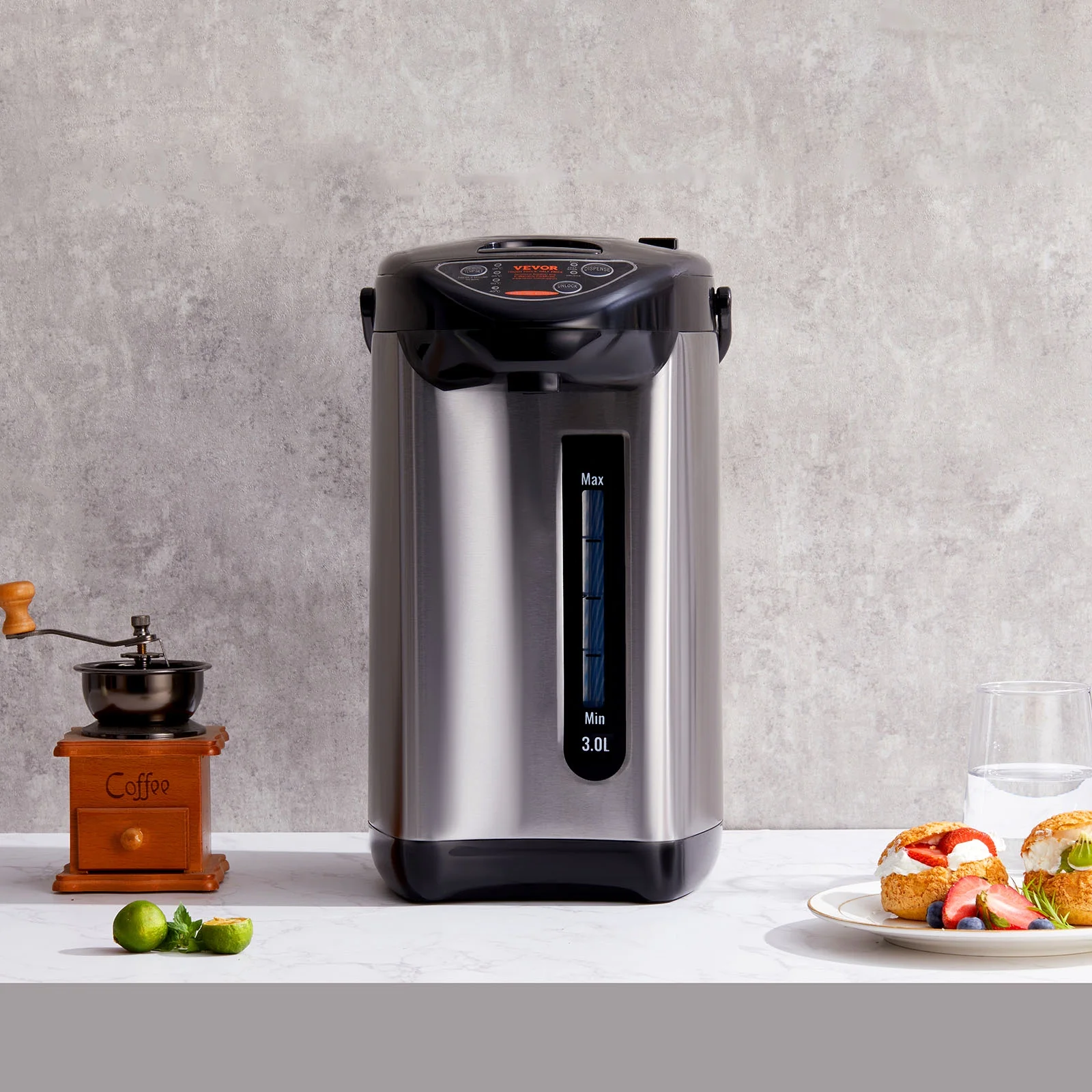 BENTISM Instant Hot Water Dispenser 3L/102oz Electric Countertop Water Dispenser