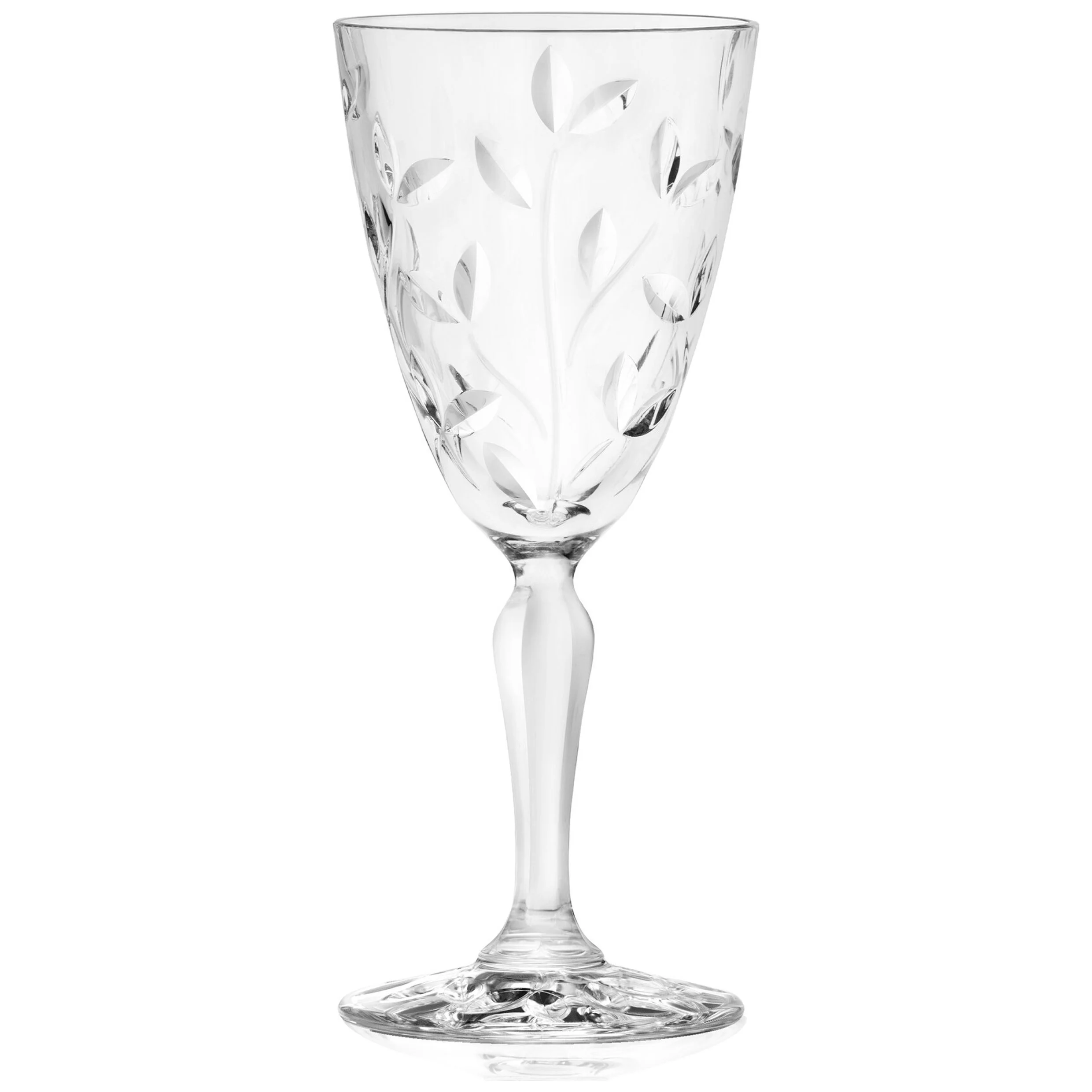 Majestic Gifts Inc.  Glass Wine Goblets -7.7 Oz.-Set/6