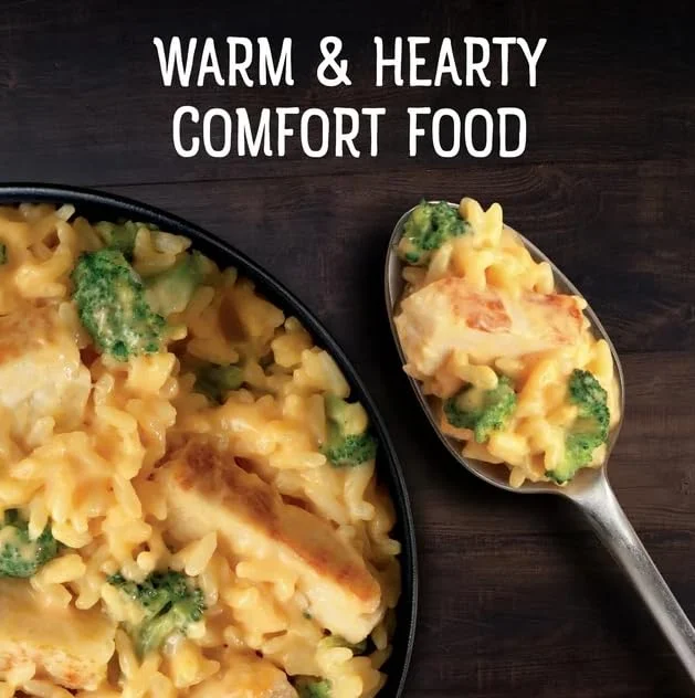 Salutem Vita™ - Marie Callender's Aged Cheddar Cheesy Chicken & Rice Bowl, Frozen Meal With Ice Cold Pack, 12 oz - Pack of 6