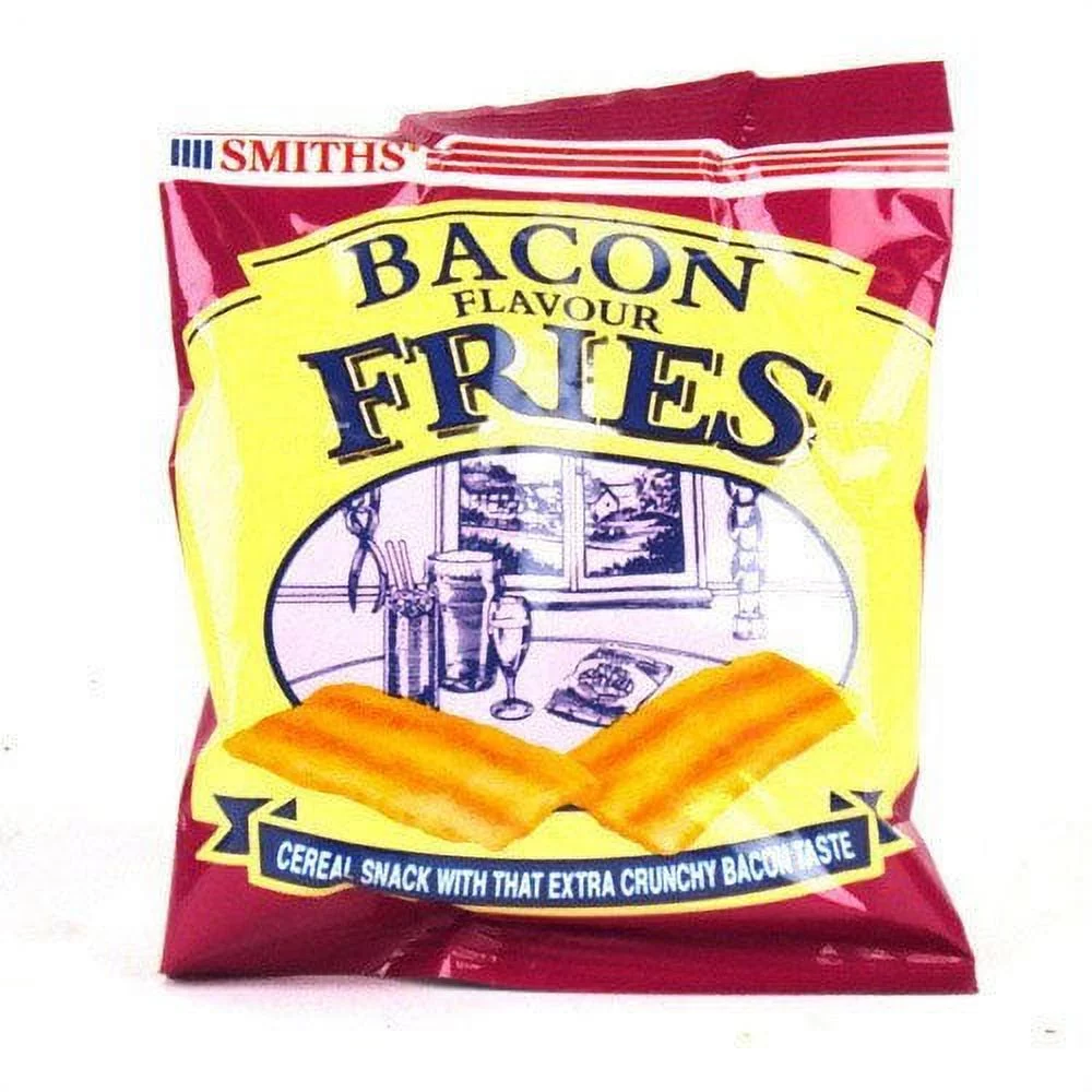 Smiths Bacon Fries Card 24 x 25g 600g