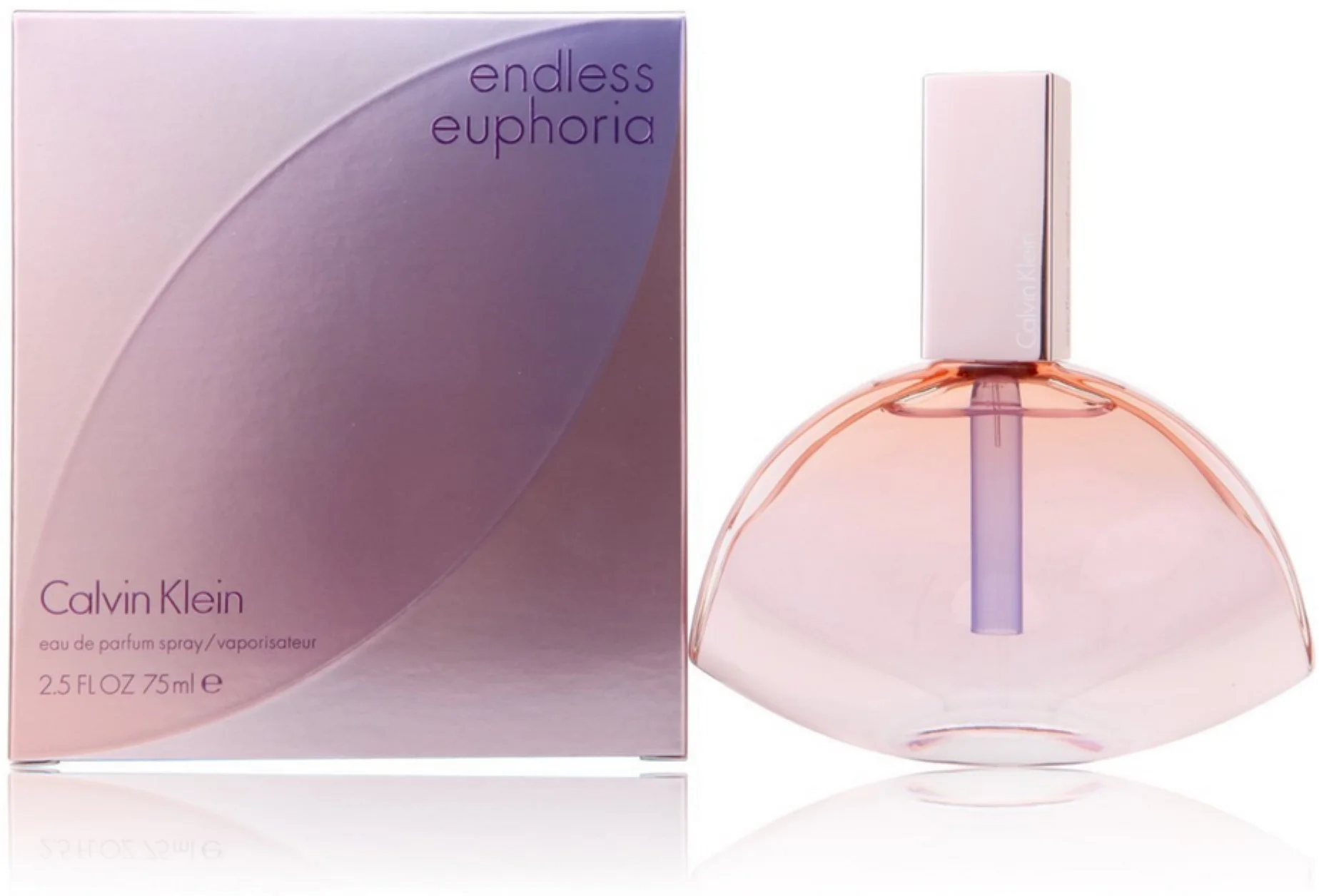 Endless Euphoria By Calvin Klein Eau de Parfum Spray for Women 2.5 oz (Pack of 4)
