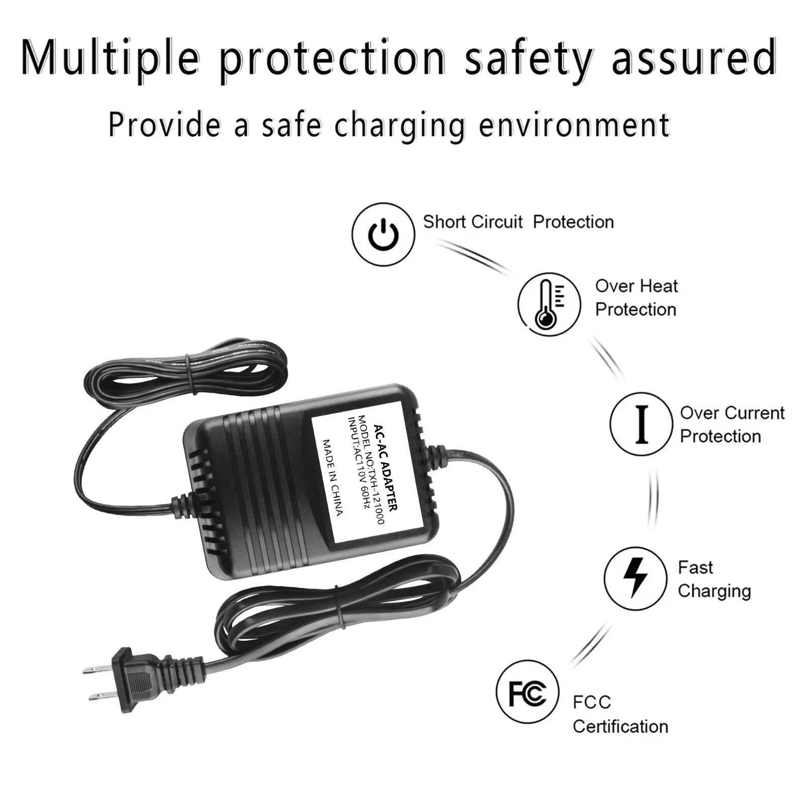 CJP-Geek AC Adapter compatible for Lectrosonics Part No: CH40 PWR IN Charger & Power Supply Mains