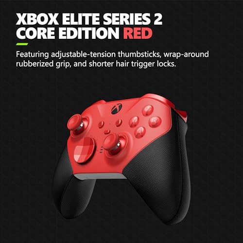 Xbox Elite Series 2 Core Wireless Gaming Controller – Blue Series X|S, One, Windows PC, Android, and iOS