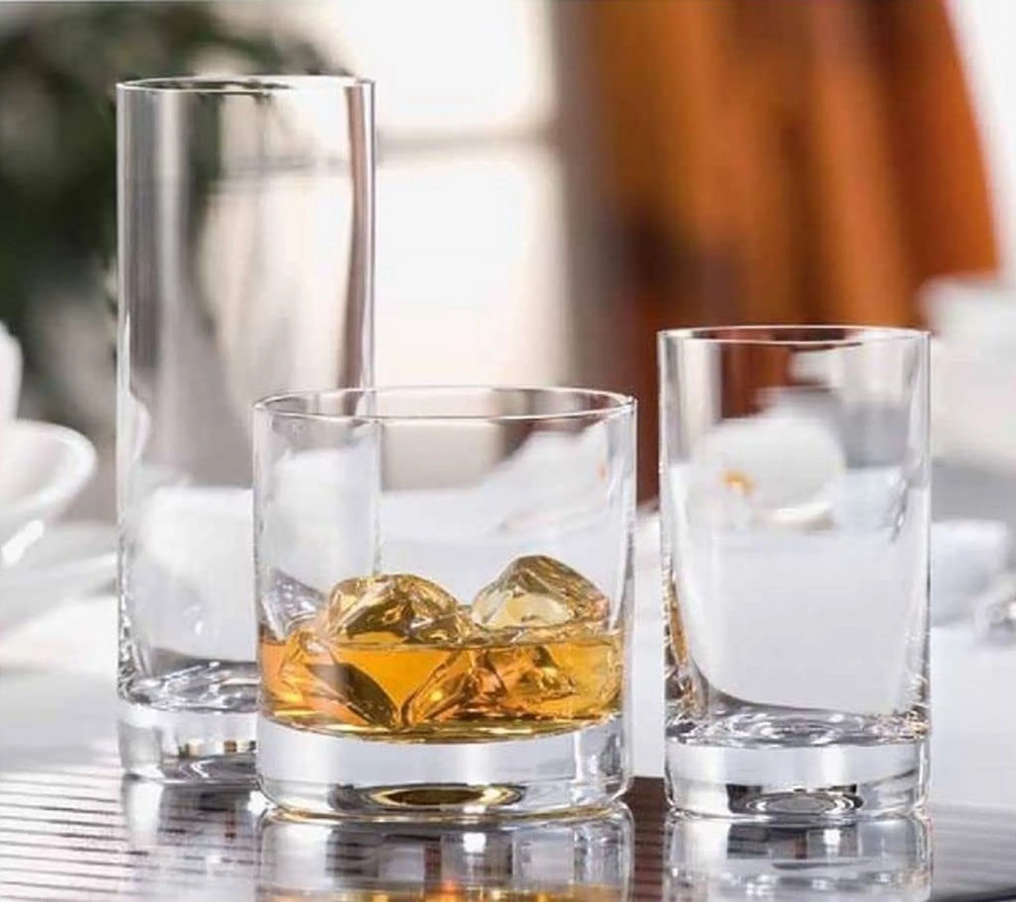 Crystalex 2GA05/40013.5oz (400ml) Whiskey Tumblers DOF Glasses 