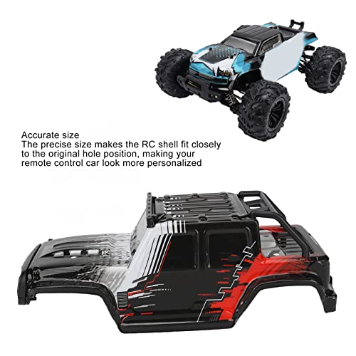 RC Car Body Shell Cover, Accurate Size Remote Control Car Body Accessory Fit for SCY 16103PRO 1/16 RC (Red)