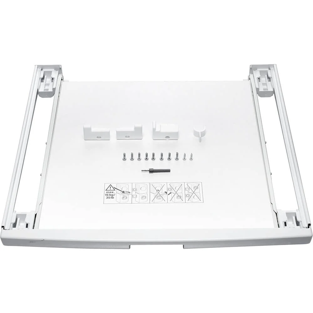 Bosch WTZ11400UC 24 inch Laundry Stacking Kit with Shelf