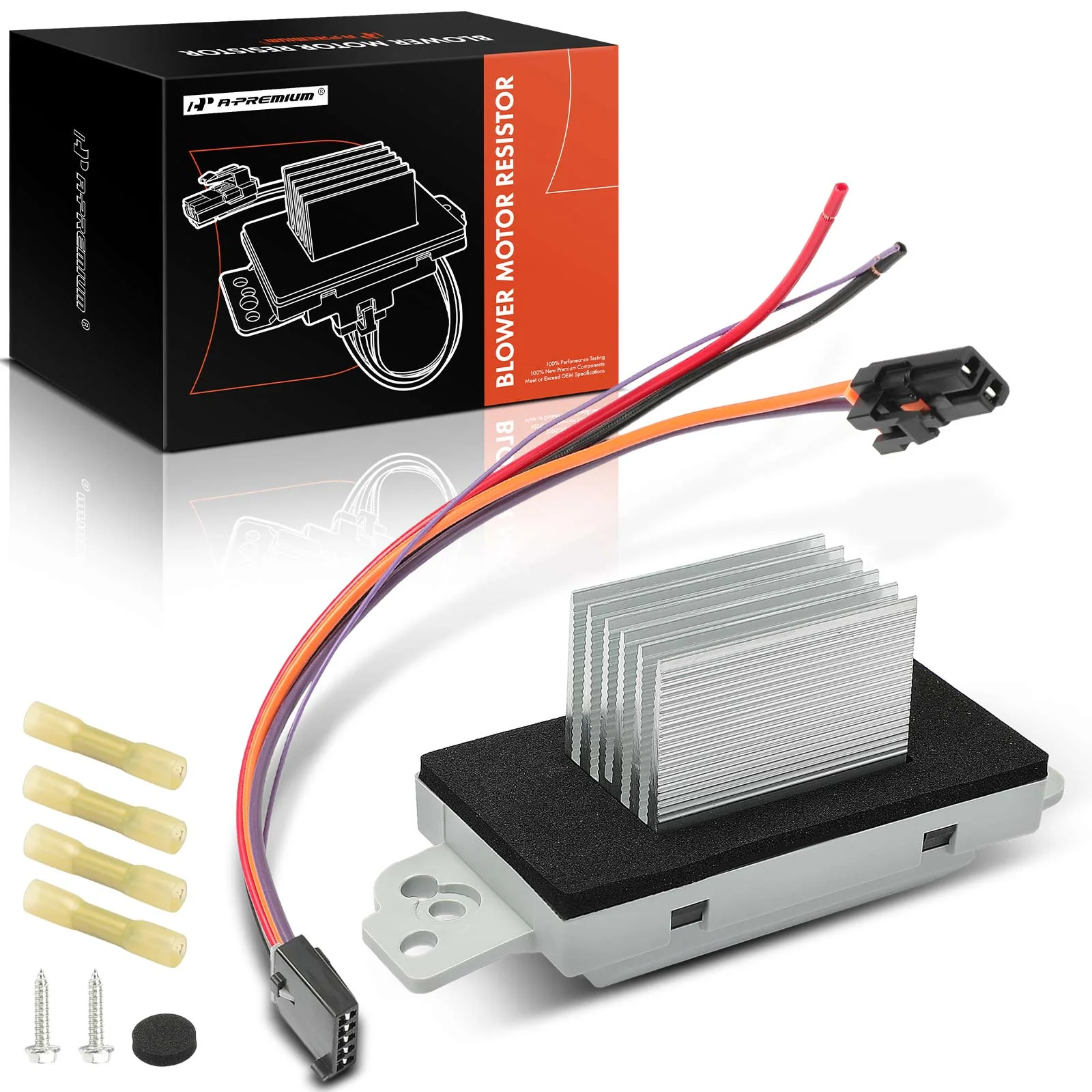 A-Premium HVAC A/C Blower Motor Resistor Replacement for Chevrolet Silverado 1500 Avalanche Trailblazer 2003-2006 GMC Envoy Sierra Oldsmobile Bravada Saab 9-7x