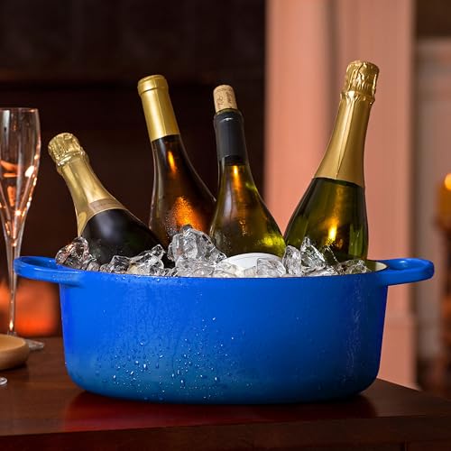 Le Creuset Signature 8-quart Oval Dutch Oven with Copper Knob - Enameled Cast Iron (Marseille)