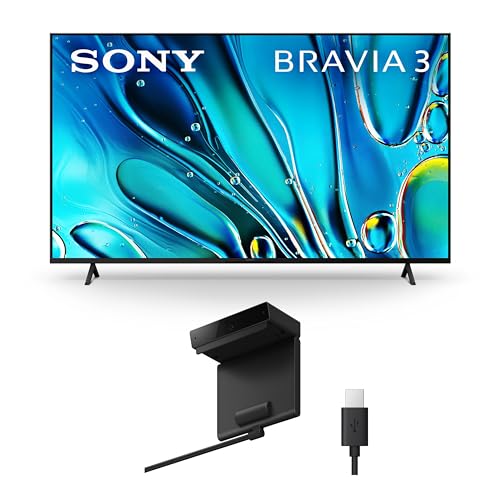 Sony 65-Inch Class 4K Ultra HD BRAVIA 3 LED Smart TV with Google TV Dolby Vision HDR, PS5 Exclusive Features, K-65S30