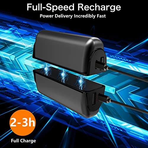 Hand Warmers Rechargeable 2 Pack,10000mAh Split-Magnetic Electric AI Handwarmer Power Bank,3 Levels, Camping,Hunting in Winter