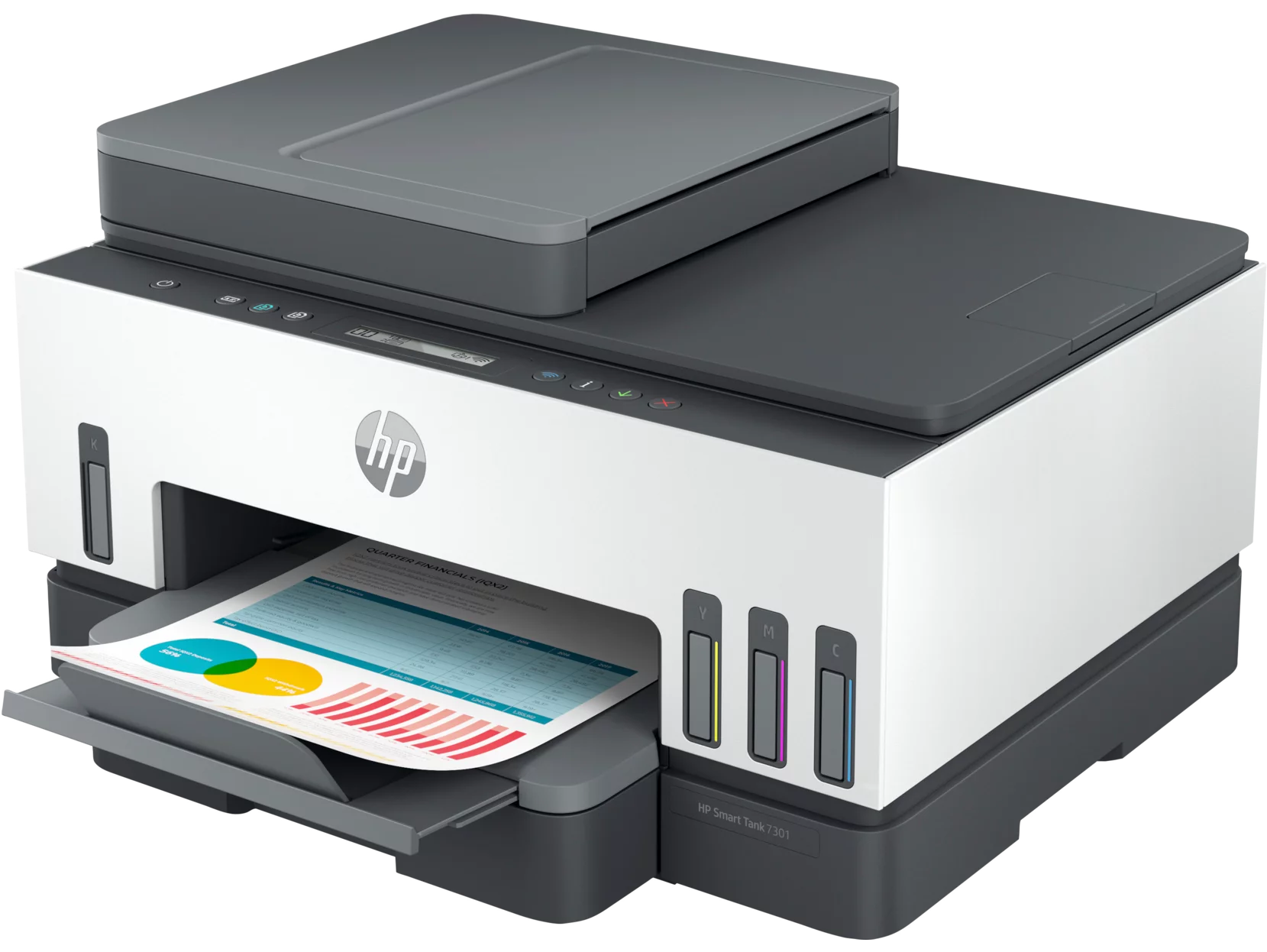 HP Smart Tank 7301e All-in-One InkJet Printer, Color Mobile Print, Scan, Copy,