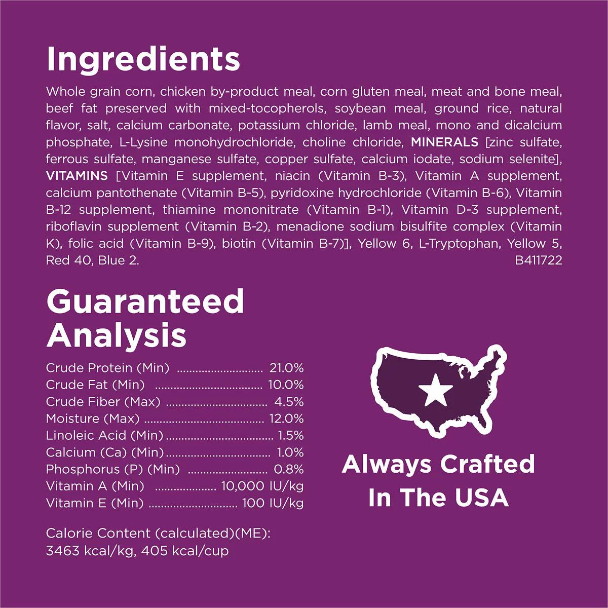 Purina Dog Chow Complete Adult Dry Dog Food Kibble With Lamb Flavor 44 lb.