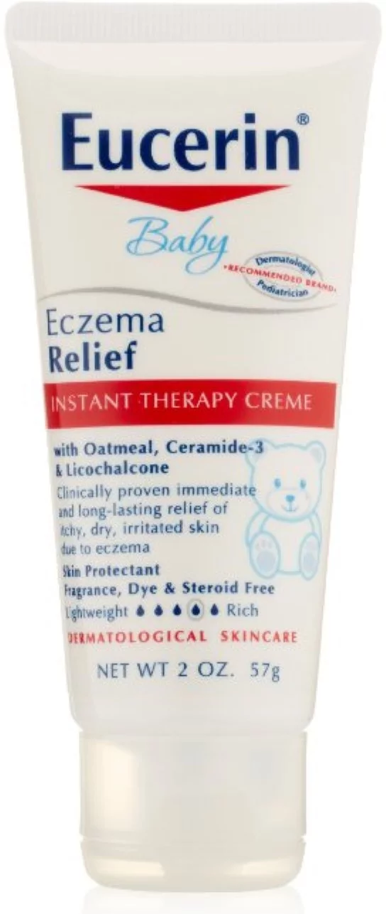 Eucerin Baby Eczema Relief Instant Therapy 2 oz (Pack of 6)