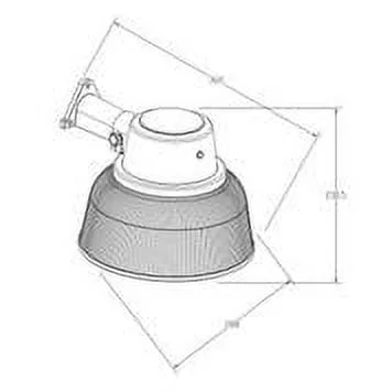 Honeywell 5000 Lumen LED Utility and Barn Light, Gray Finish