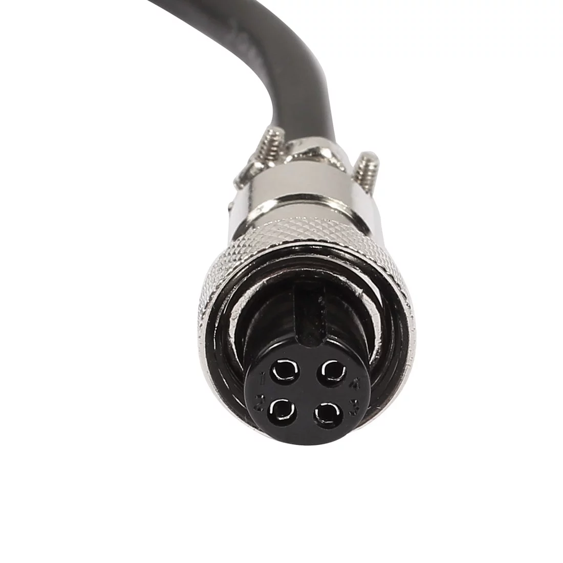 Unique Bargains GX12 4 Pin Male/Female Head Aviation Socket Cable Connector Electrical 6.6Ft