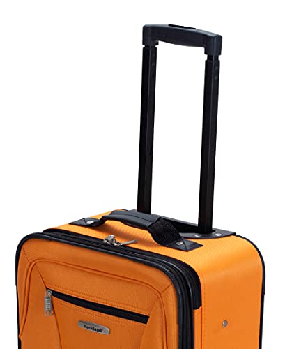 Rockland Fashion Expandable Softside Upright Luggage Set, Charcoal, 2-Piece (14/19)