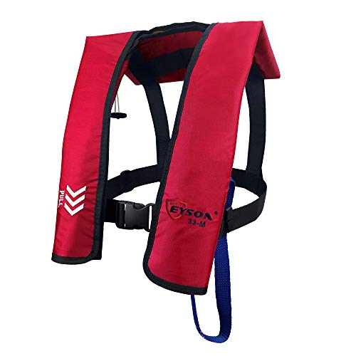 Eyson Inflatable Life Jacket Inflatable Life Vest for Adult Classic Manual