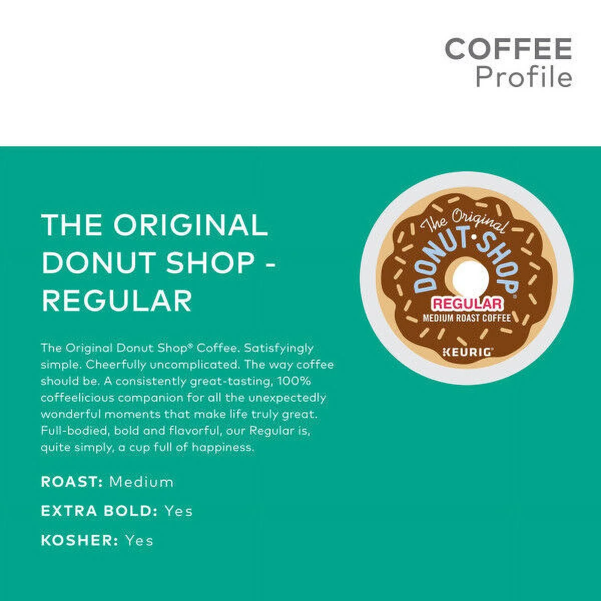 Regular, Medium Roast, 120 Count