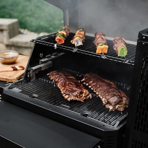 Masterbuilt? Gravity Series? 800 Digital Charcoal Grill, Griddle and Smoker with Digital Control, App Connectivity and 800 Cooking Square Inches in Black, Model MB20040221