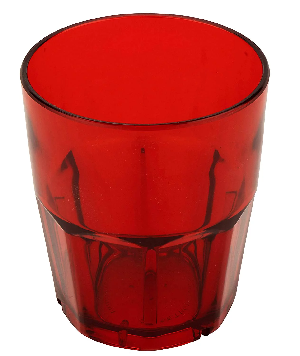 G.E.T. Heavy-Duty Faceted Shatterproof Tumbler, 12 Ounces (Set of 12)