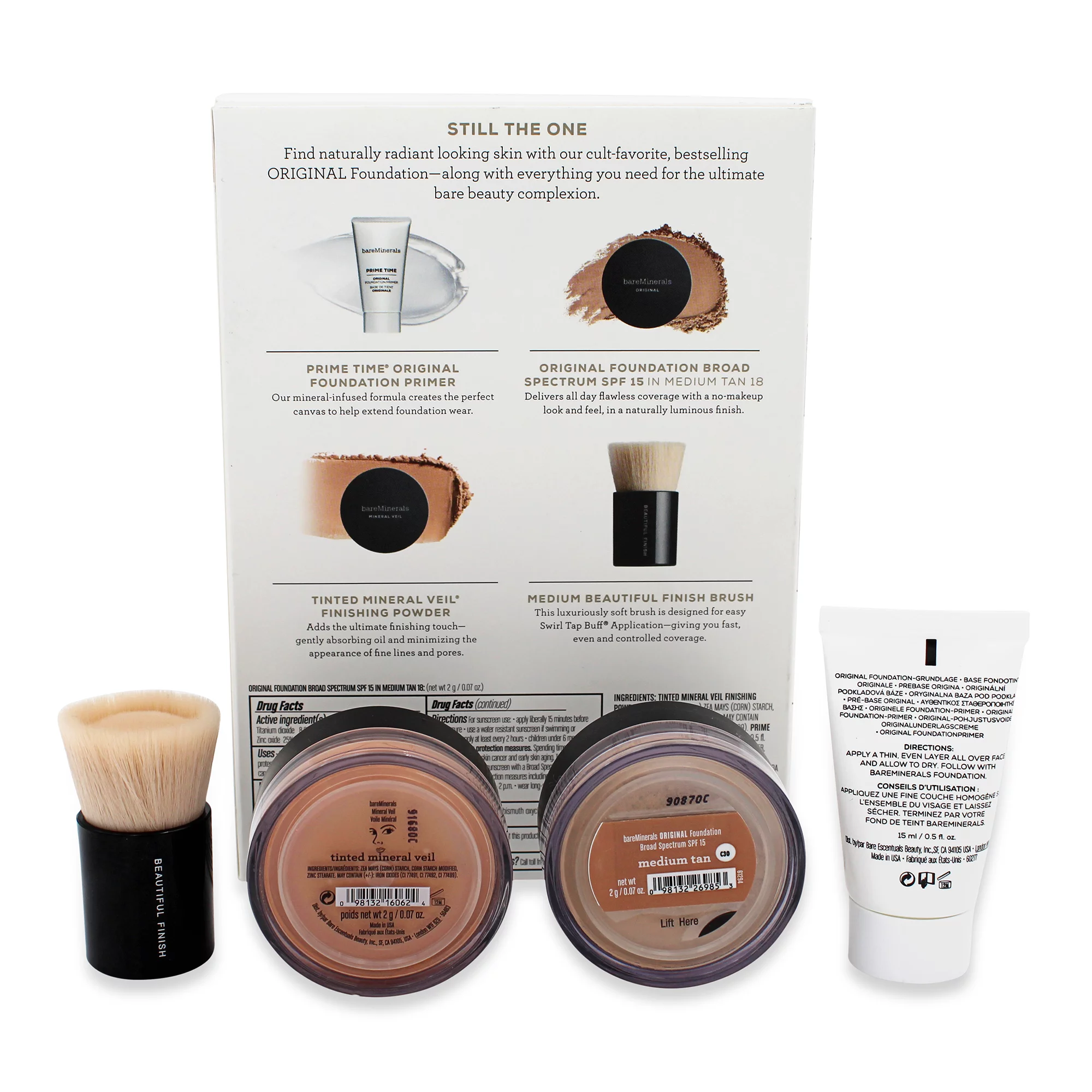 BareMinerals Nothing Beats The Original Get Started kit, [18] Medium Tan 1 ea
