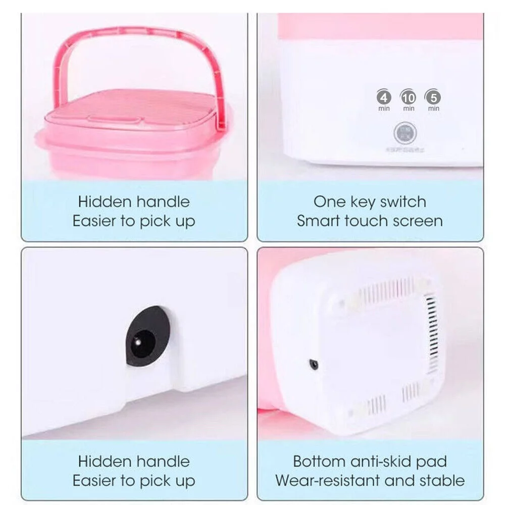 JahyShow Portable Washing Machine with Effective Steri-lizing Function, Foldable Mini Small Washer for Baby Clothes, Underwear or Small Items