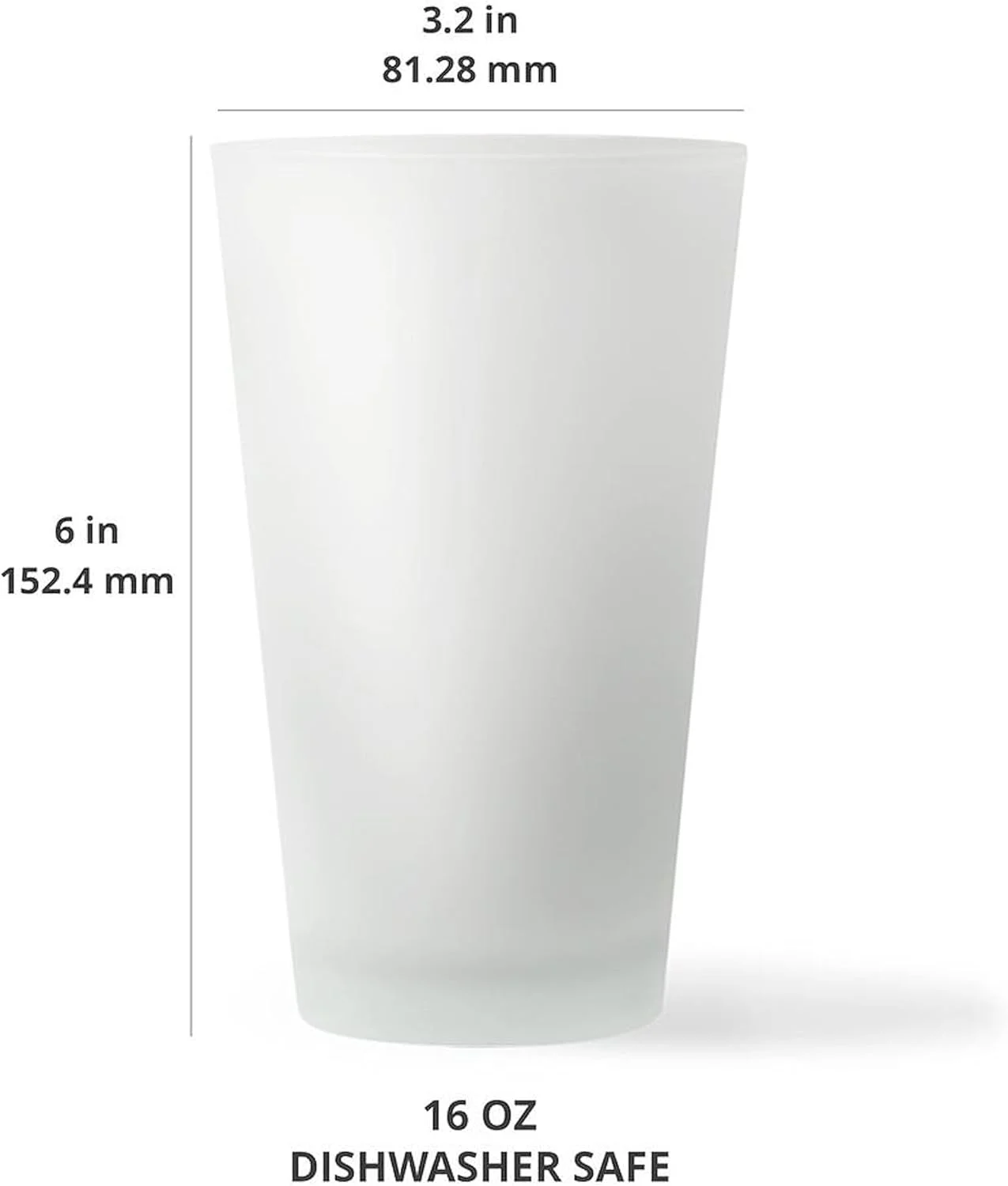 Hockey Dad Pin Glass, 16 Oz. Drinking Glass