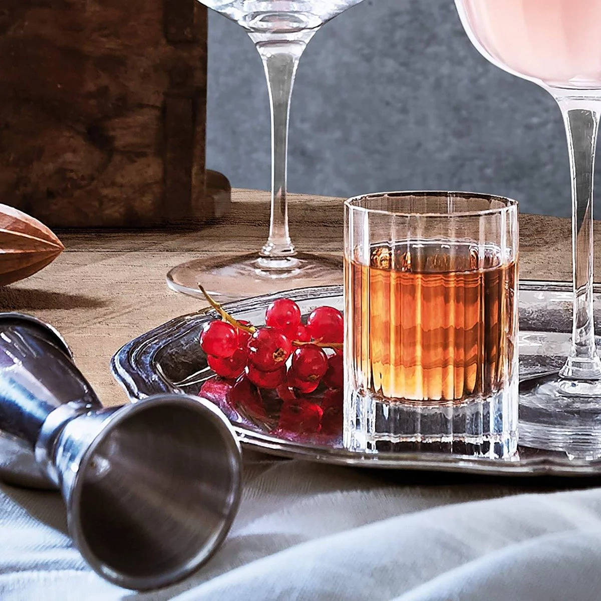 Luigi Bormioli Bach 2.25 Oz Liqueur Glass Set of 4