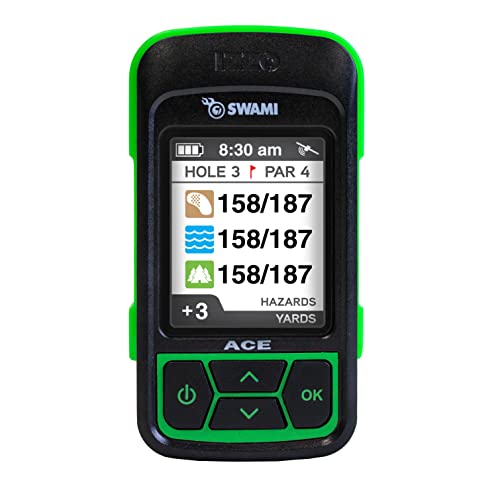IZZO Golf Swami Ace Handheld Golf GPS Rangefinder