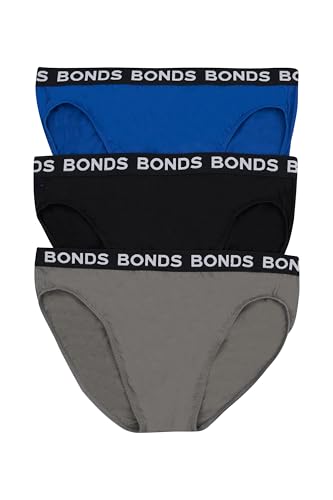 Bonds Classic Everyday Brief Underwear in Cotton Blend for Men, 3-Pack