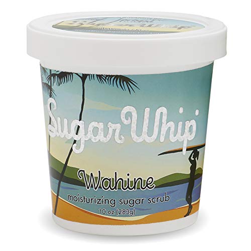 Primal Elements Sugar Scrub, Exfoliating Sugar Whip, Face and Body Cleanser, Moisturizer, Gingerbread, 10 oz Package