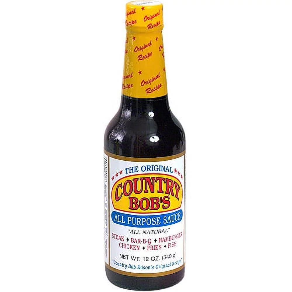Country Bob's The Original All Purpose Sauce, 13 oz (Pack of 12)
