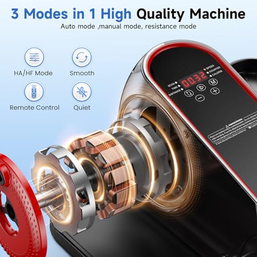 AXV New Upgraded Under Desk Elliptical Exercise Machine,Electric Ellipse Leg Exerciser As Seen On TV,Training Machines While Sitting for Seniors Home,Portable, Quiet, with Remote Control