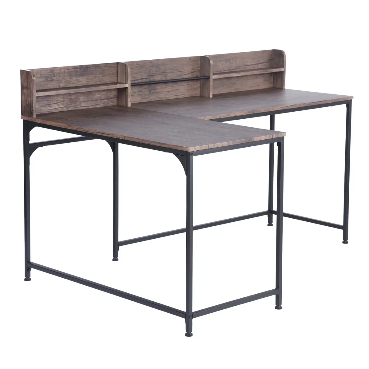 Homy Casa Modern L-Shaped Desk 65
