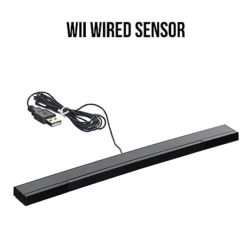 Nintendo Wii Console, Black Premium Bundle (Renewed)