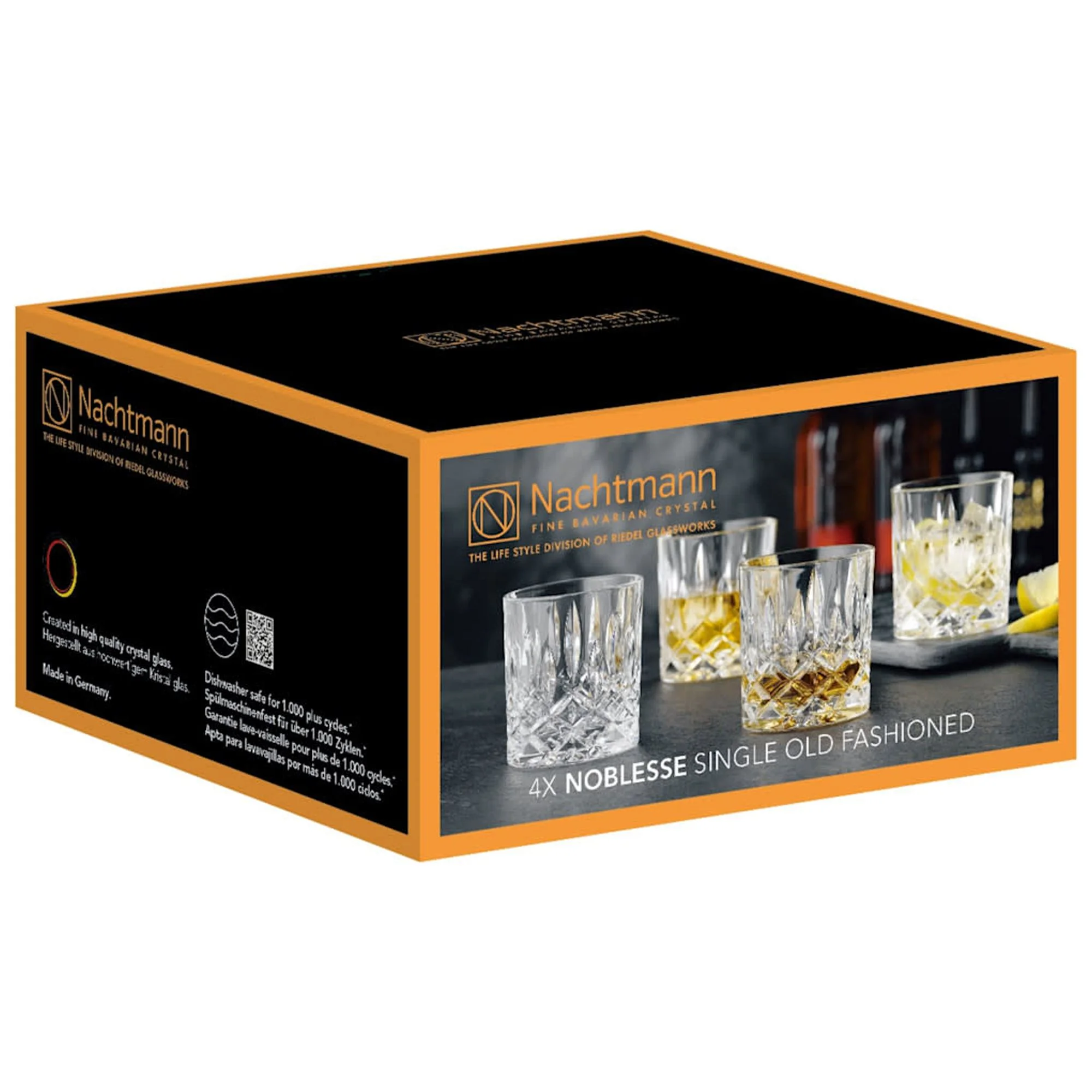 Nachtmann Noblesse Single Old-Fashioned Glass - Set of 12, Clear