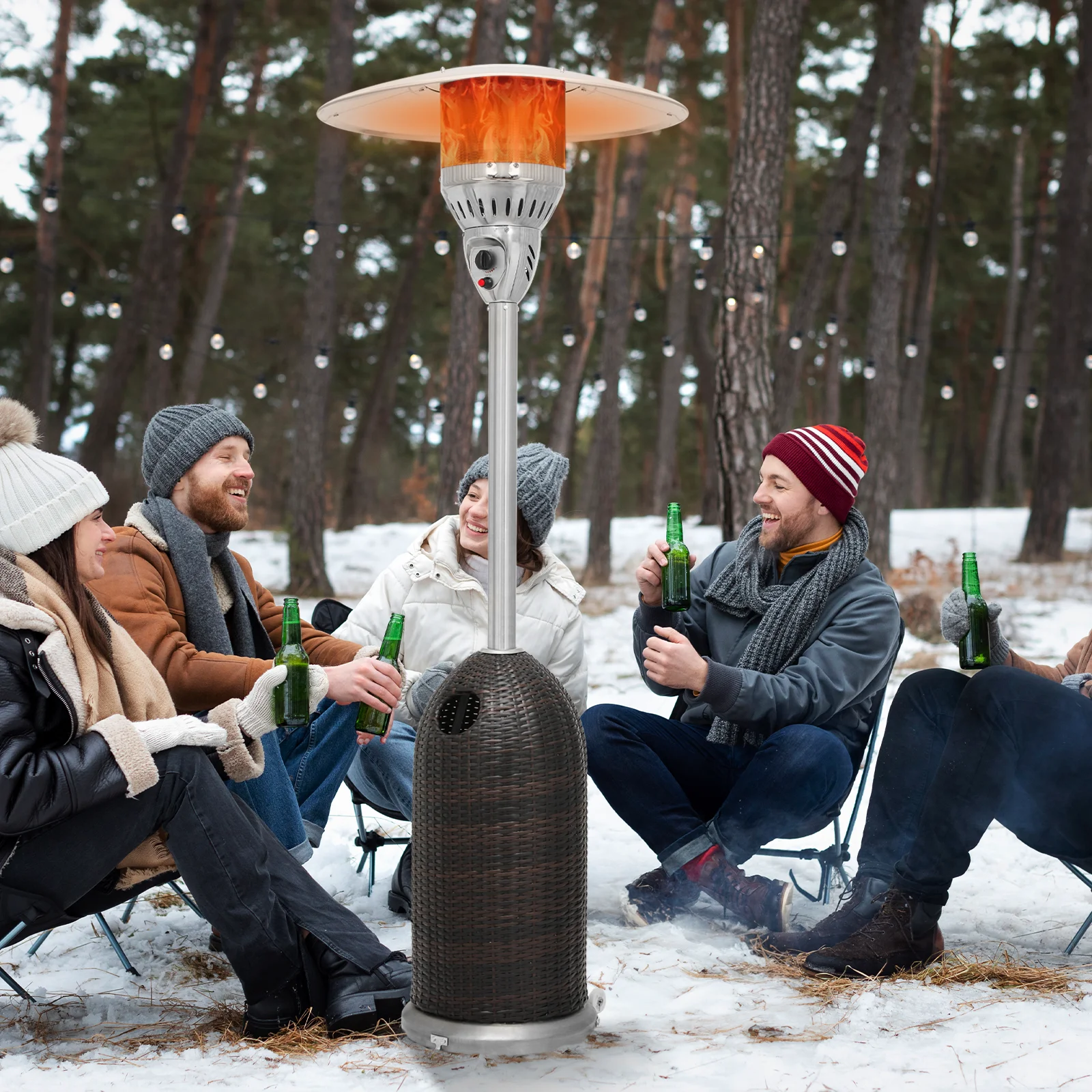 Magshion Outdoor Patio Heater, 41,000 BTU Gas Propane Heater, 80