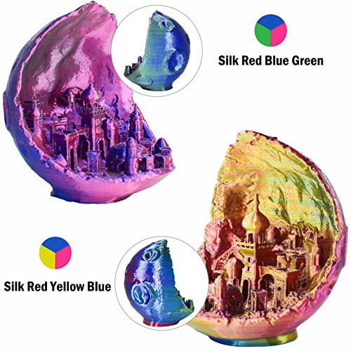 OVV3D Wood 3D Printer Filament Bundle - Wood PLA Filament 1.75mm, 200g x 4 Pack (Walnut, Oak, Cherry, Teak)