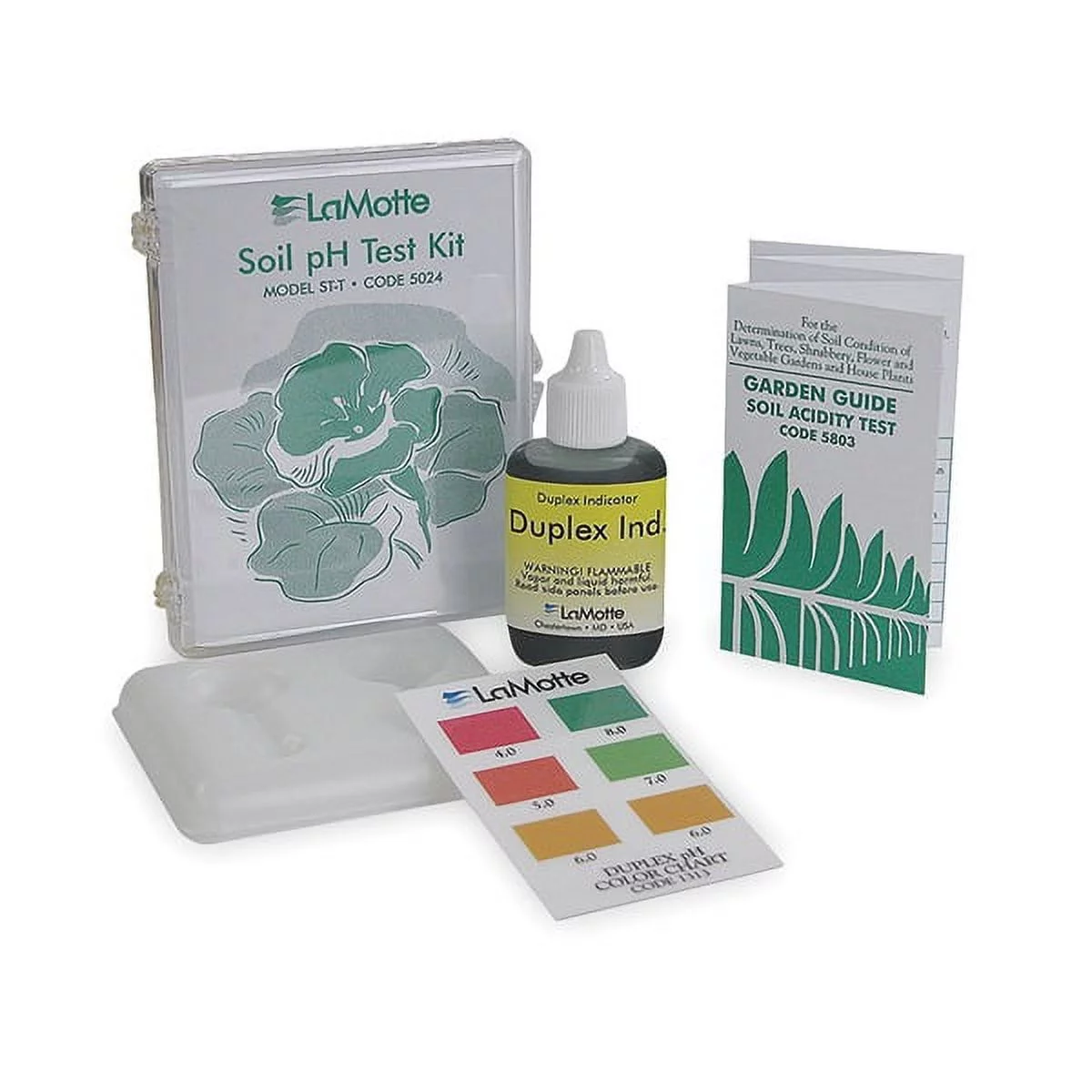 Soil pH Test Kit, pH Range 4.0 to 8.0