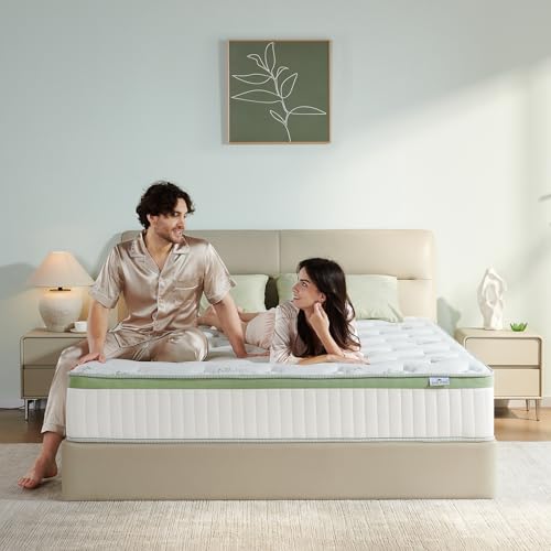 Full Mattress,12 Inch Full Size Mattresses in a Box,Memory Foam Hybrid Mattress,with Individual Pocket Spring - Pressure Relief, Motion Isolation, Cool Sleep, 75