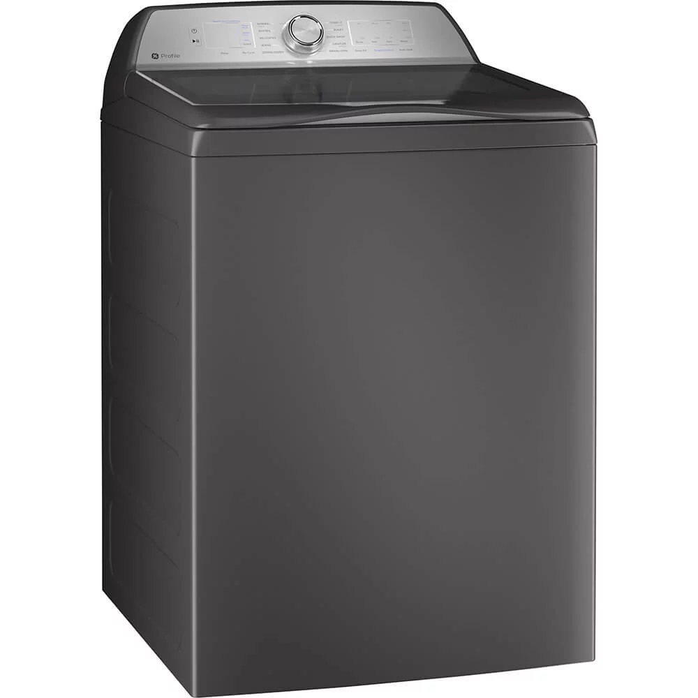 GE Profile PTW600BPRDG 5.0 Cu. Ft. Gray High-Efficiency Smart Top Load Washer
