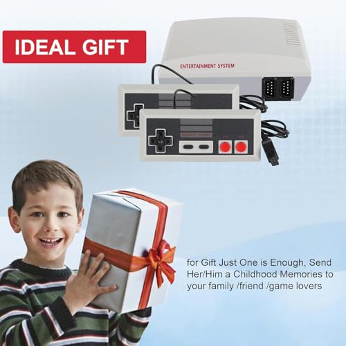 TV Retro Game Console with 300+ Classic Games and 2 Wired Controllers